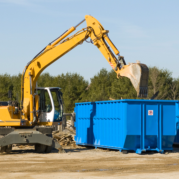 can i choose the location where the residential dumpster will be placed in Sebewa Michigan